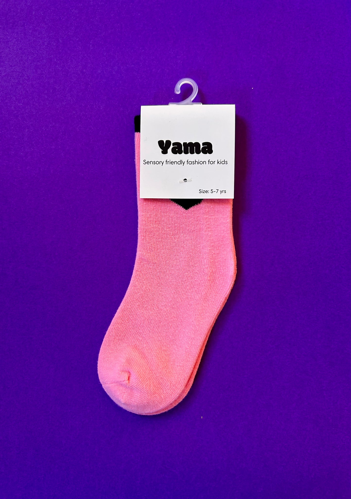 Heart Sensory Sock - Pink