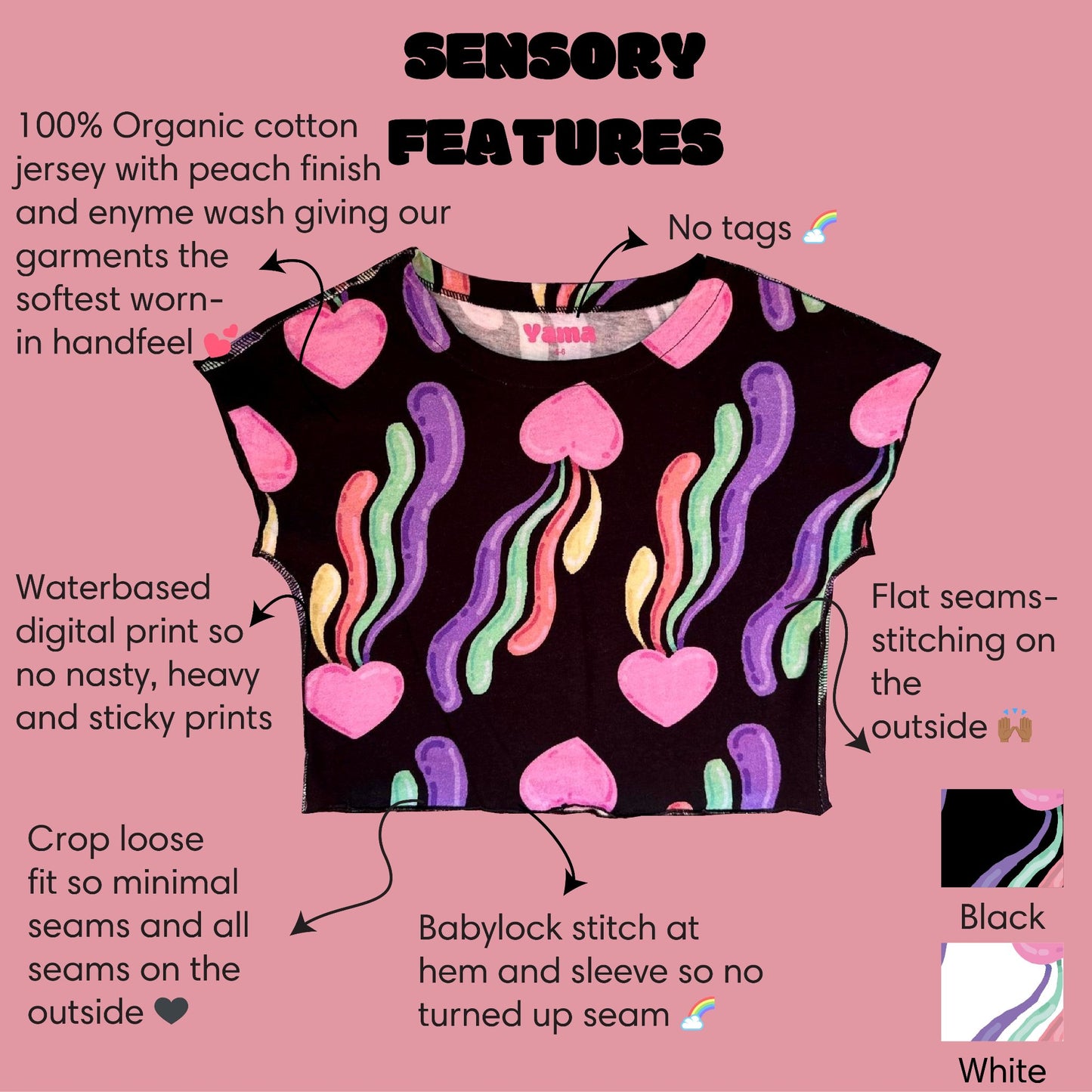 Yama rainbow sensory top