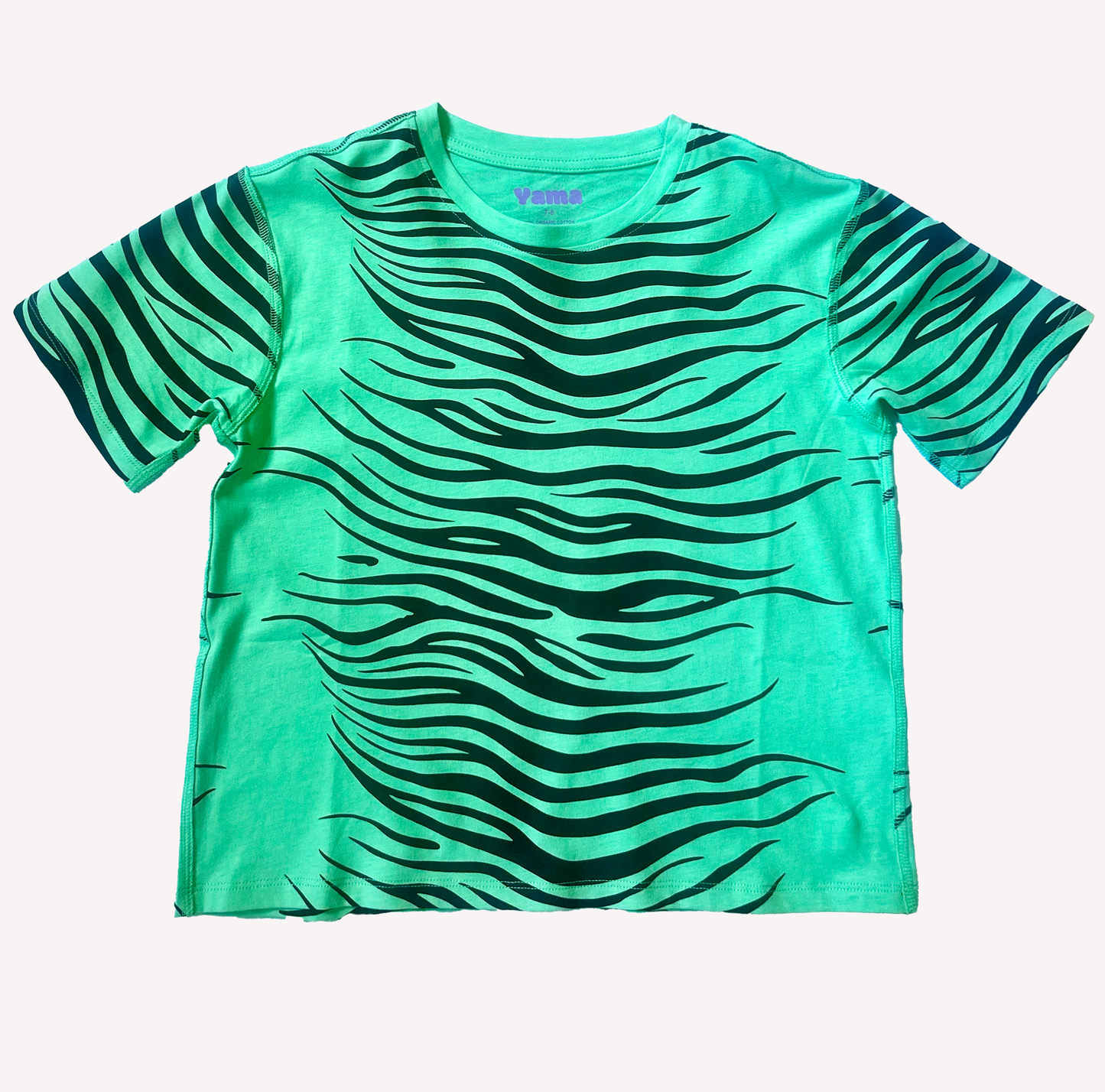 T-shirt - Mint Zebra Print